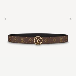 Louis Vuitton reversible circle belt